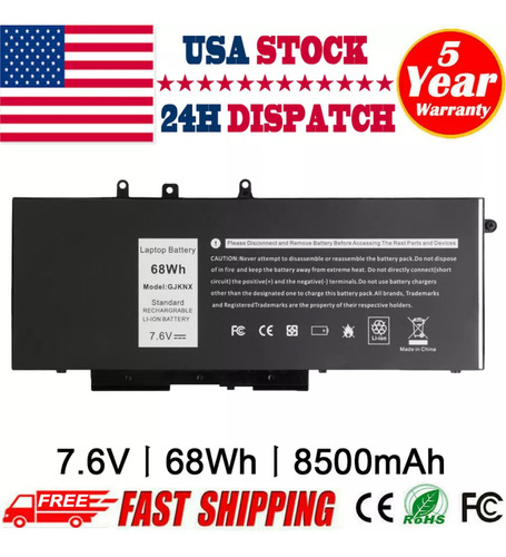 Batería Dell Latitude Gjknx 5480 Al 5591 Importada De U S A