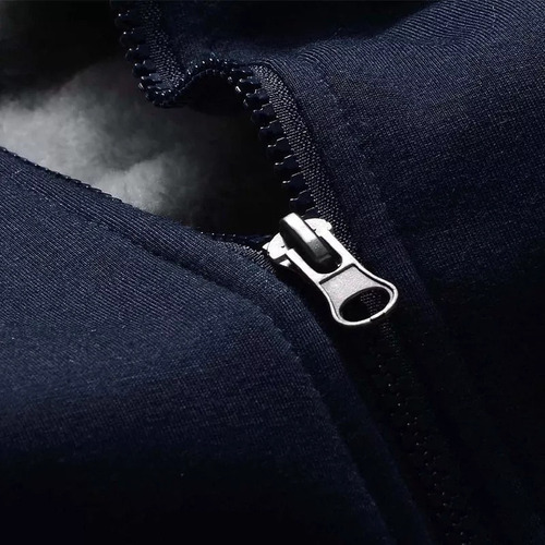 Conjunto De Sudadera Fría Para Hombre Con Blusa Forrada Gruesa