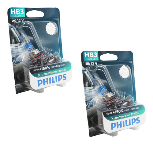 Kit Lampada Philips Xtreme Vision Hb3 55w 12v