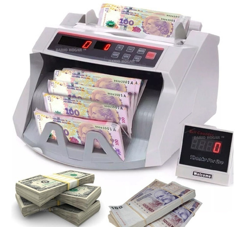 Maquina De Contar Billetes Contadora Detecta Falsos Oficina