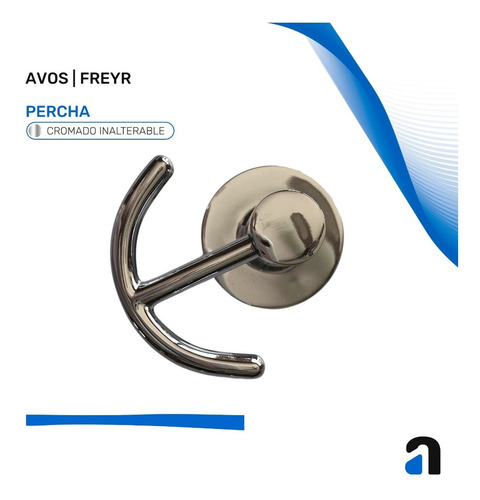 Imagen 5 de 10 de Percha Toallero 100% Metal Cromado // Avos Freyr Sale