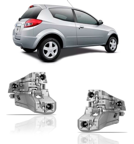 Par Soquete Sinaleira Traseira Ford Ka 2008 2009 10 11 2012