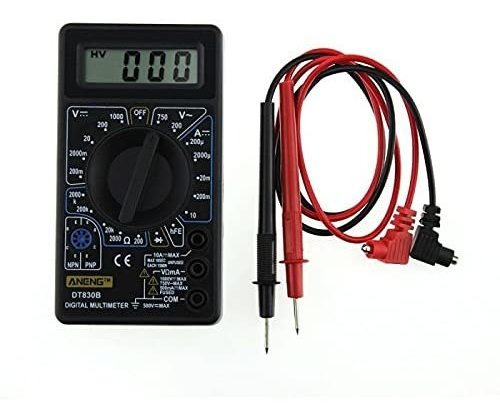 White Deer Multimetro Dt-830b Amp Volt Ohm Tester Lcd