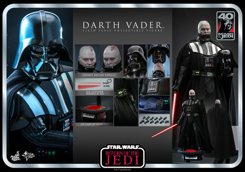 Darth Vader Hot Toys 1/6 Mms699 Star Wars Return Of The Jedi (Usado)