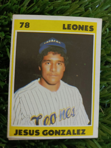 1976 Álbum De Béisbol Profesional Venezolano Jesús González 