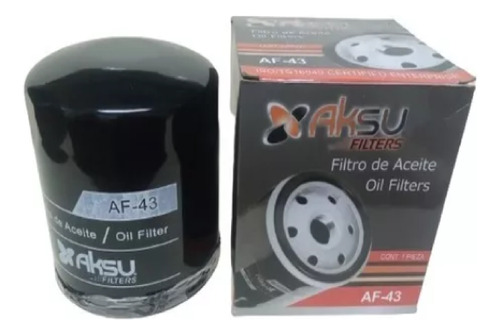 Filtro Aceite Aksu Af-43 Cherokee, Mitsubishi, Chrysler,fiat