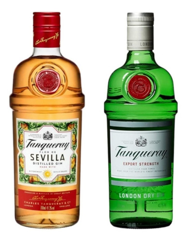 Combo Gin Tanqueray Export + Gin Tanqueray Sevilla.-