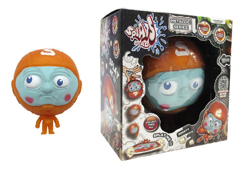Boneco Elástico Redkty De 10cm Série Metálica - Splats Head