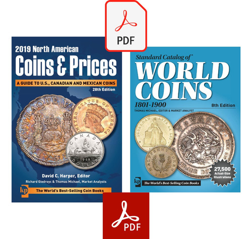 Coins And Prices 2019 + Standard Catalog Of World Coins 1801