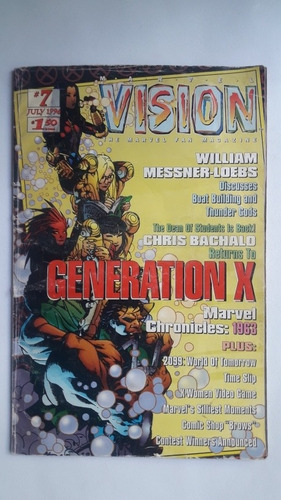 Comic Vision The Marvel Fan Magazine #7 