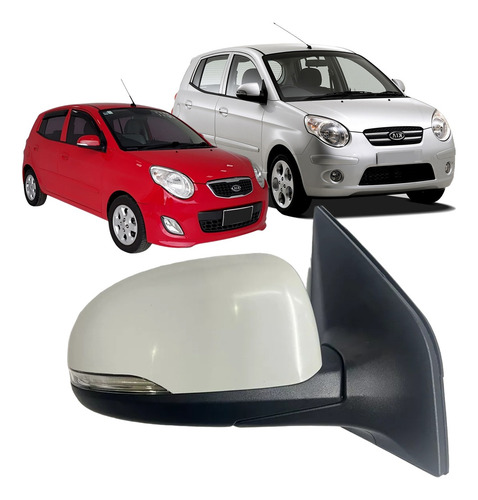 Retrovisor Kia Picanto 2007 2008 2009 2011 Pisca Passageiro