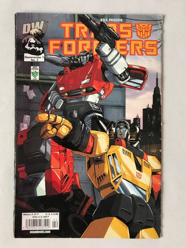 Transformers G1 #2 Editorial Vid Dw Comics Vdc 2004 Optimus (Usado)