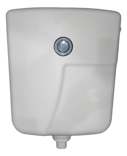 Cisterna Plástica Blanca Botón Frontal