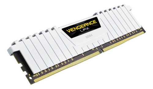 Memória RAM Vengeance LPX color branco  16GB 2 Corsair CMK16GX4M2B3000C15