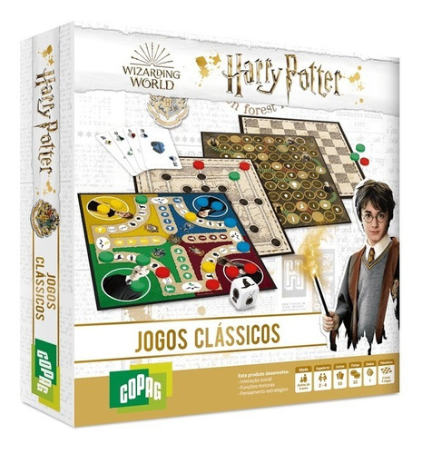 Jogo De Tabuleiro Harry Potter Jogos Clássicos - Copag