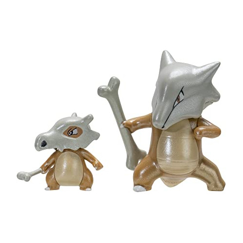 Juego De Figuras Cubone Y Marowak De Pokémon Select Evolutio