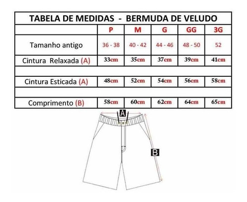 Imagem 6 de 6 de Bermuda Cyclone Veludo Carpa New Premium