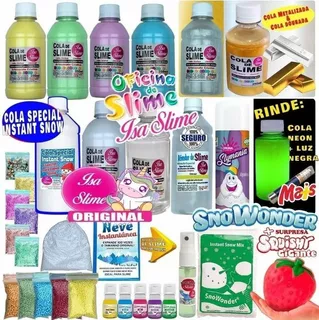 Kit P/fazer Slime Premium Isa Slime Original