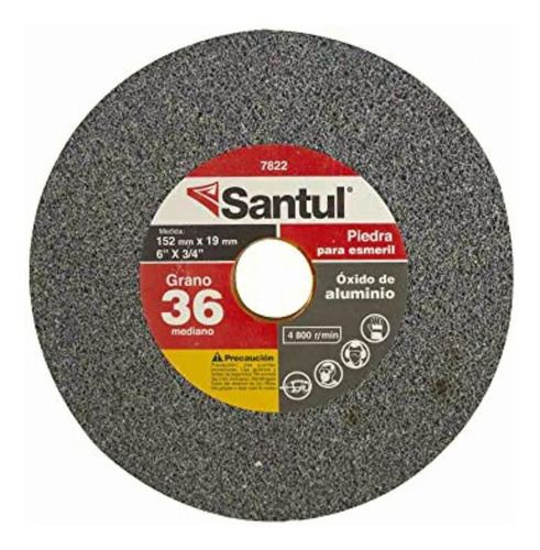 Santul 7822 Piedra Para Esmeril, Óxido De Aluminio, Grano