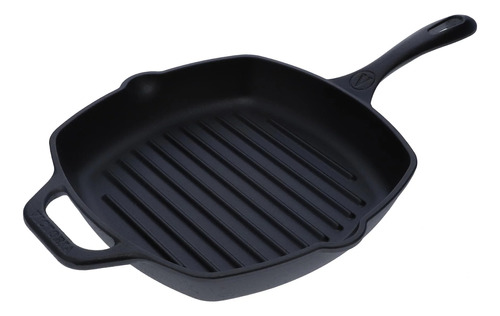 Plancha Sartén Grill Cuadrado Hierro Curado 25cm Victoria