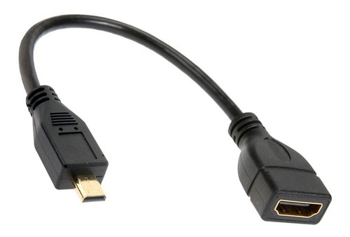 Adaptador Hdmi Hembra A Micro Hdmi Macho Full Hd 10 Cm