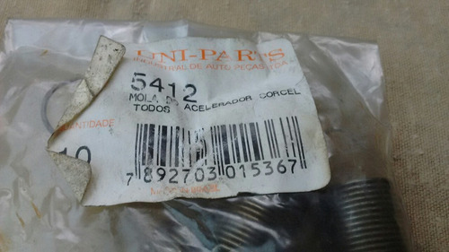 Corcel E Belina I E Ii, Mola Do Acelerador Nova
