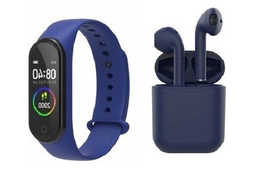 Reloj Inteligente Band +  Audifonos Bluetooth I12