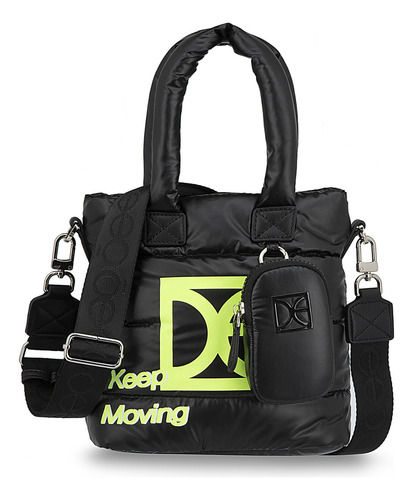 Bolsa Tote Cloe Ofrani Chico Color Negro