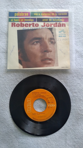 Roberto Jordan - Amor De Estudiante Lp Vinil 7 Pulgadas 1968