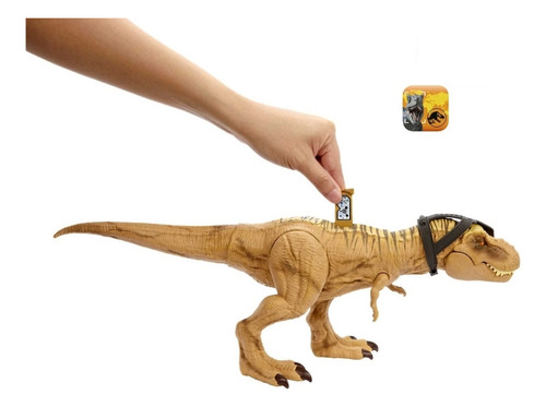 Jurassic World Dinosaurio Tyranosaurus Rex Mordida Mattel