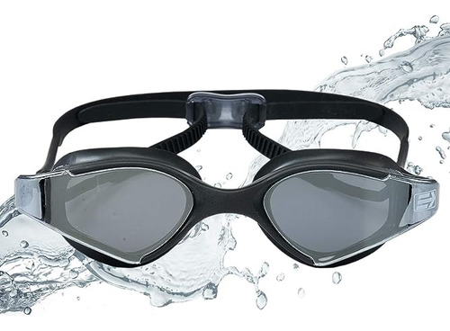 Exalter Metalized Swimming Goggles Anti Fog Polarized Lenses