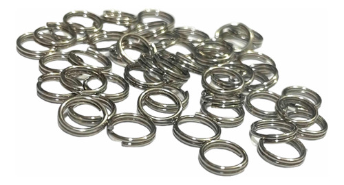 50x Aro Argolla Espiral Miniatura Llaveros Accesorios 7.9mm