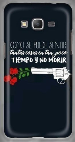 Funda Celular Rosa Pistola Frase Poesia Disp Todos Los Cel