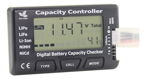 Sologood Controlador De Capacidad De Batera Digital Rc, Medi