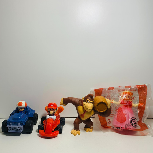 Mario Bros Muñecos Mcdonalds 2022 Colección Completa