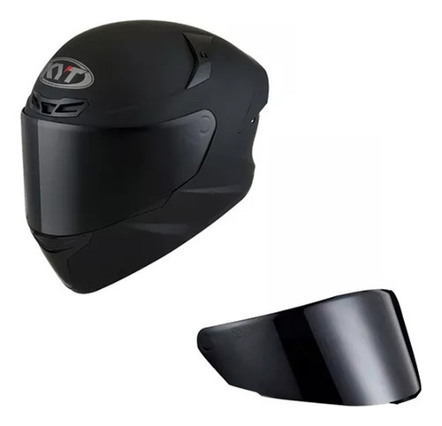 Capacete Kyt Quit Tt Course Com Viseira Fumê Frete Grátis