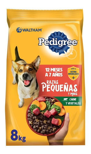 Pedigree Alimento Seco Para Perro Adulto Raza Pequeña 8kg