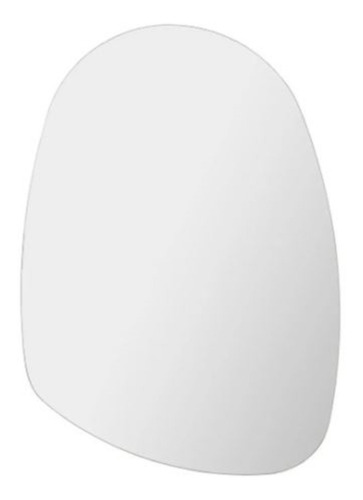 Espejo Reflejar Baño Living Laqua Lago 55x79 Moderno Forma Marco Borde Pulido