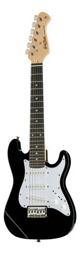 Guitarra eléctrica infantil Harley Benton Standard Shorty ST-Junior de lime black high gloss brillante con diapasón de roseacer