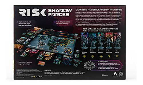 Juego De Estrategia Risk Shadow Forces De Gaming - Para Adu