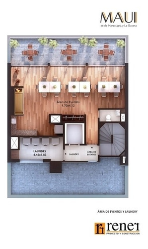 Unidades De Monoambiente Y 1 Dormitorio En Edificio Maui