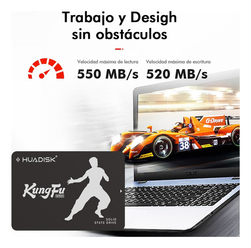 Disco Duro Interno Huadisk Sata Ssd De 120 Gb Para Portátil