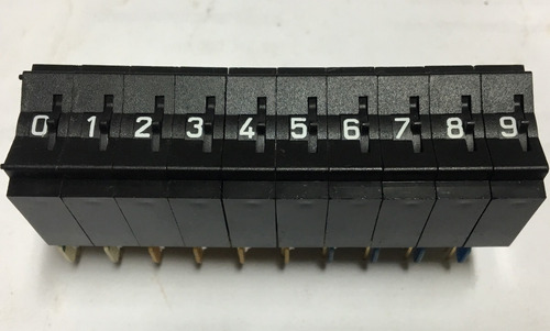 Switch 0-9 Rotativo 11 Pines De Contacto Sw-lb010p Unidad