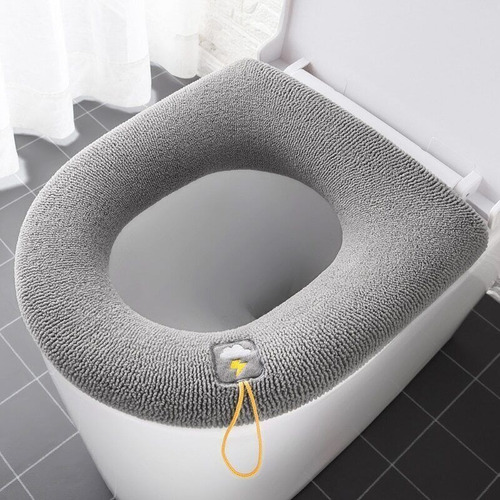 De Funda Para Asiento De Inodoro De Invierno, Cojín Cálido