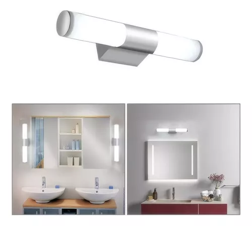 Espejos De Pared Maquillaje Con Luz LED Espejo Para Baño Modernos Táctil  Grande