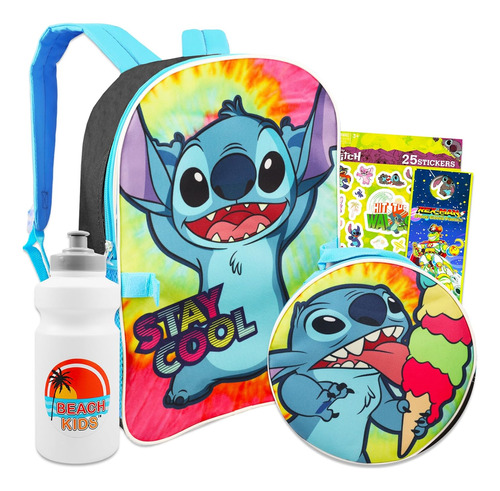 Disney Lilo Y Stitch Mochila Caja De Almuerzo Bundle St...