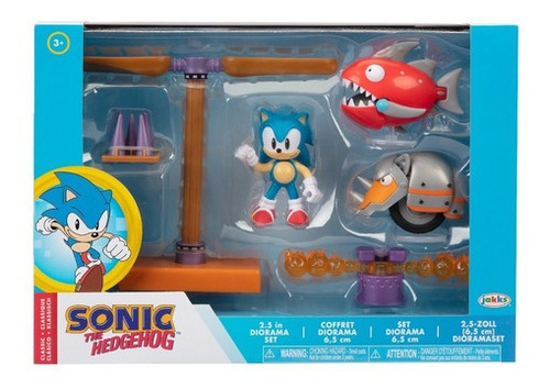 Muñeco Sonic Set De Juego Diorama Set Original 40486