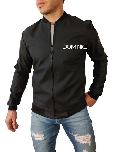 Campera E. Cuero Bomber Engomada Murano