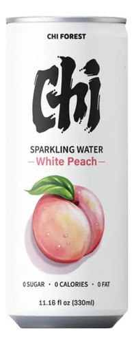 Agua Carbonatada Sabor Durazno Blanco 330 Ml Chi Forest