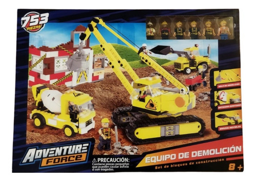 Adventure Force Equipo De Demolicion 753 Piezas 100% Nuevo